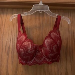 Red Lace Bra